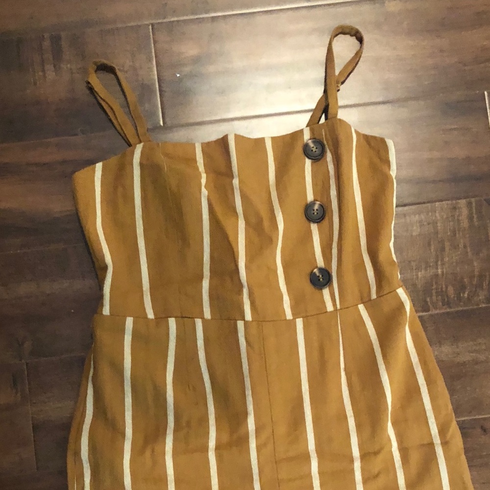 Striped jumpsuit